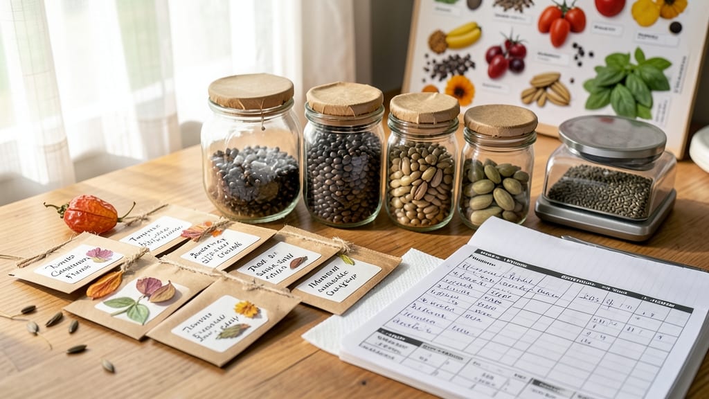 Seed Saving Chart: Plant Variety Viability Timeline at a Glance