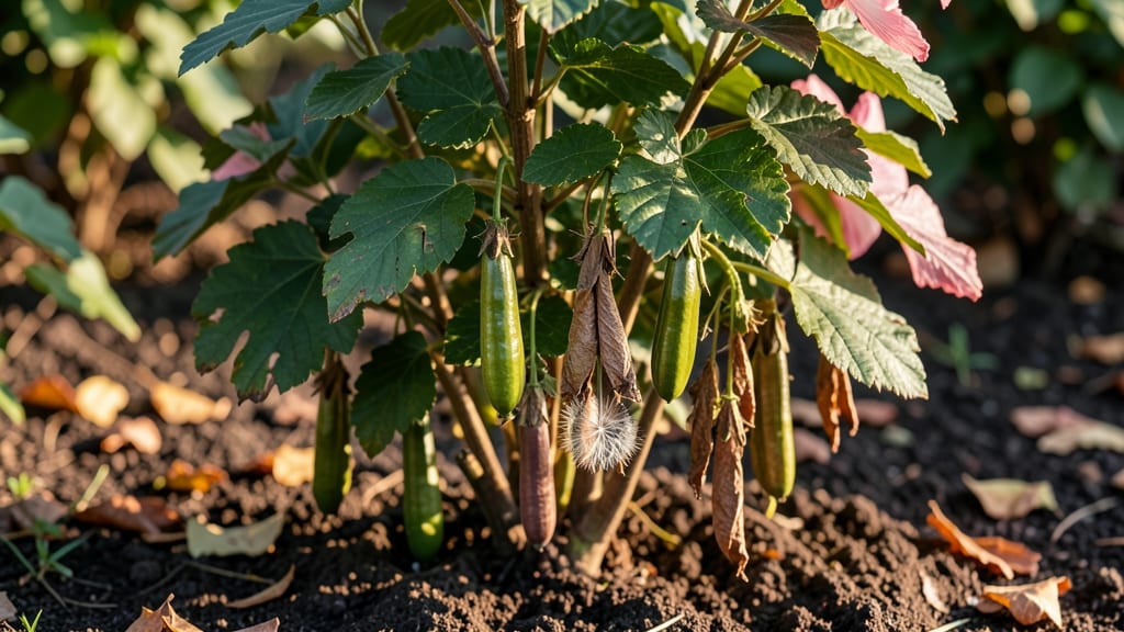 Hardy Hibiscus Seed Pods: Twist-Resistant Harvesting for Viable Seeds