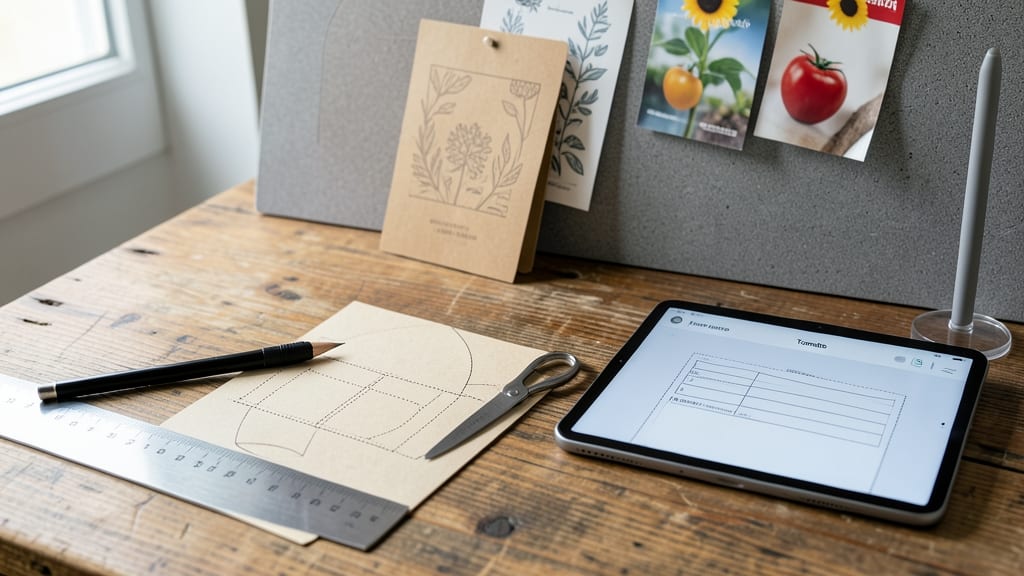 Seed Envelope Template: Customizable Labels for Organized Garden Storage
