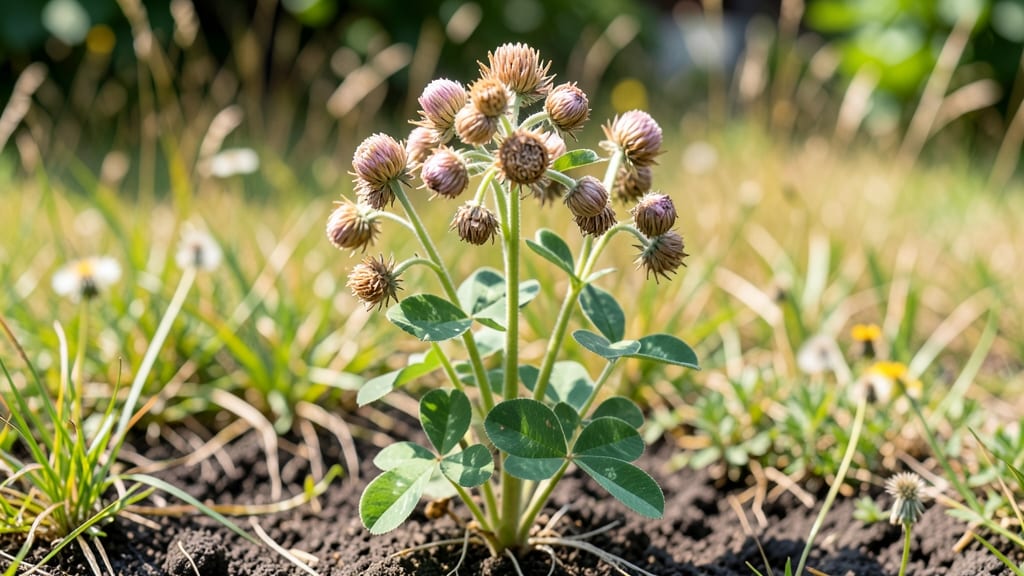 Clover Seed Heads: Pods That Pop Open Naturally for Zero-Waste Collection