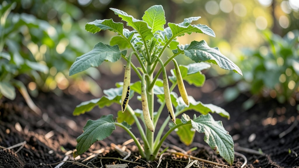 Radish Plant Seed Pods: Twist-Free Harvesting for Viable Seeds Next Year
