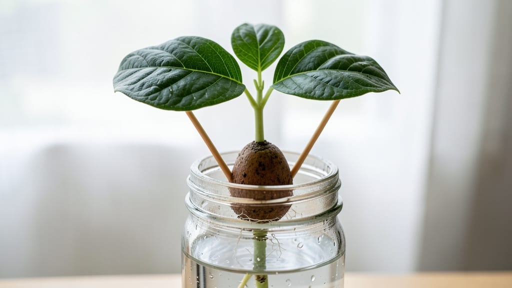 Avocado Seed in Water with Toothpicks: Toothpick Propagation Secrets for Root Growth