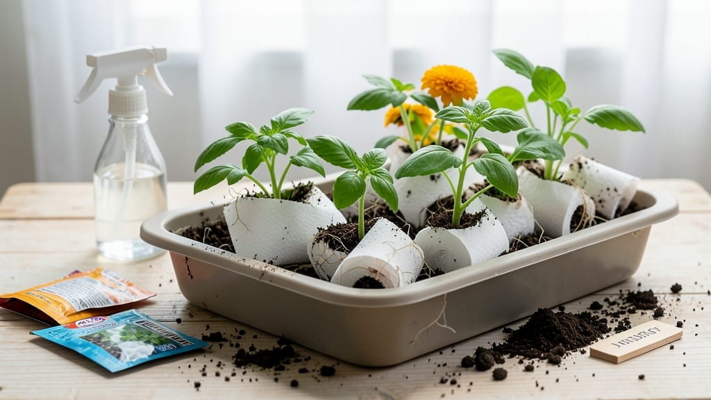 Toilet Paper Roll Seed Starters: Germination Hack for Tiny Roots and Big Blooms