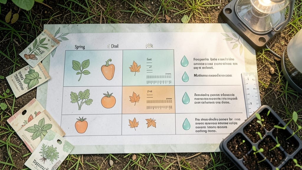 Indoor Seed Planting Chart: Month-By-Month Germination Timeline
