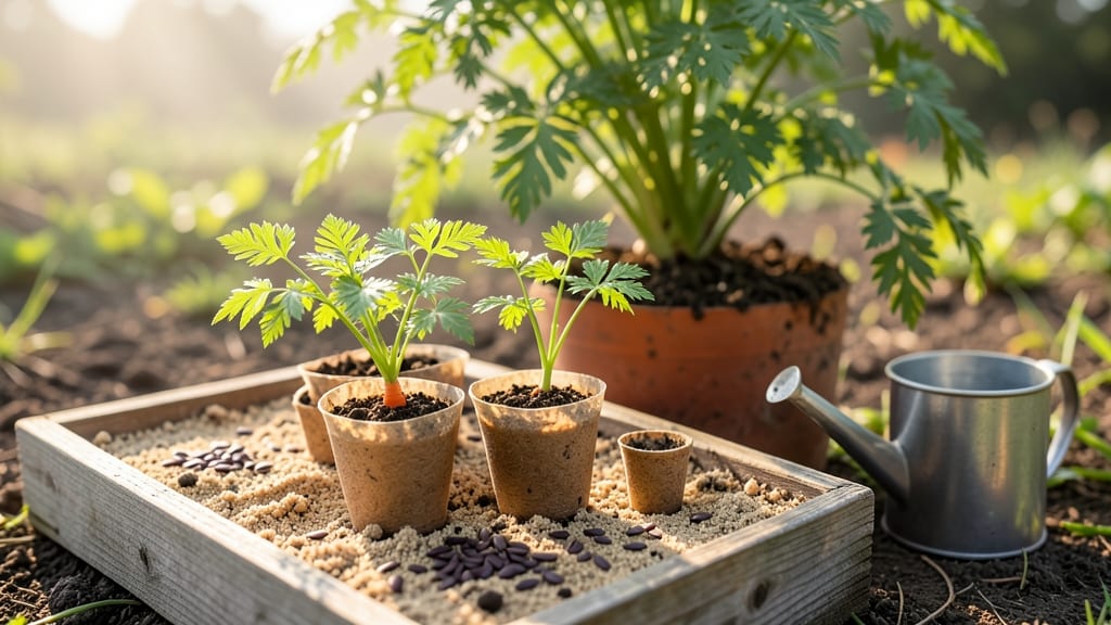 Growing Carrots From Seed in Pots: Compact Garden Beds for Sweet Roots