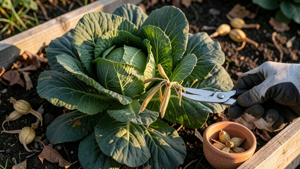 Cabbage Seed Pods: Stress-Free Harvesting for Viable Year-Round Saving