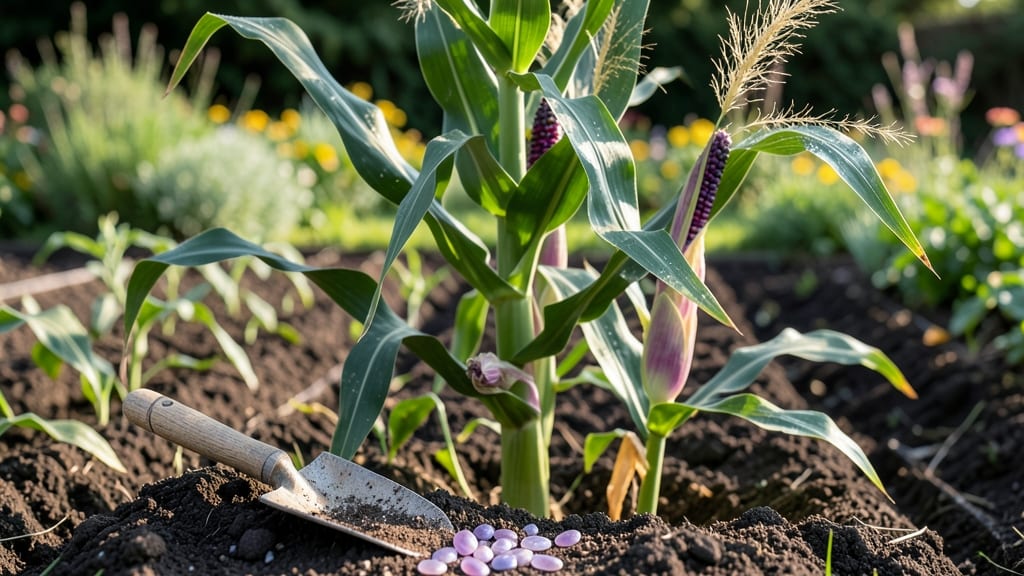Violet Corn Seed Grow a Garden: Cold-Stratified Sprouts in 60 Days