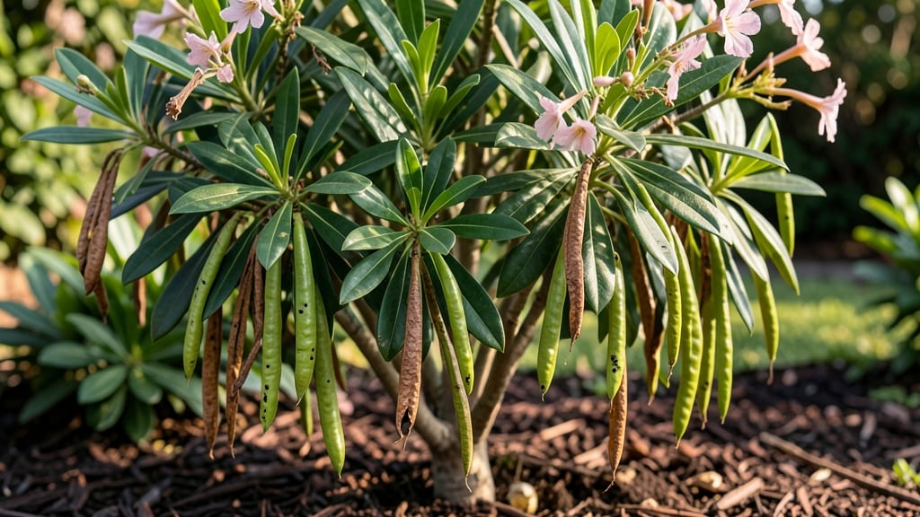 Oleander Seed Pods: Twist-Resistant Harvesting for Viable Year-Round Storage