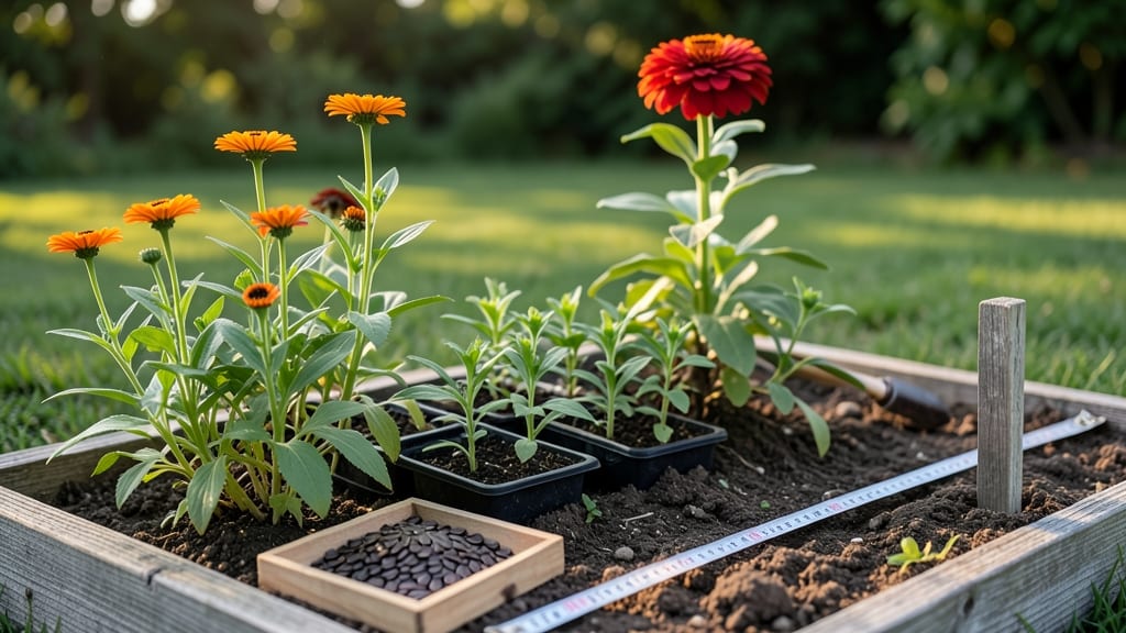 Zinnia Seed Spacing: Pollinator-Friendly Layout for Maximum Blooms