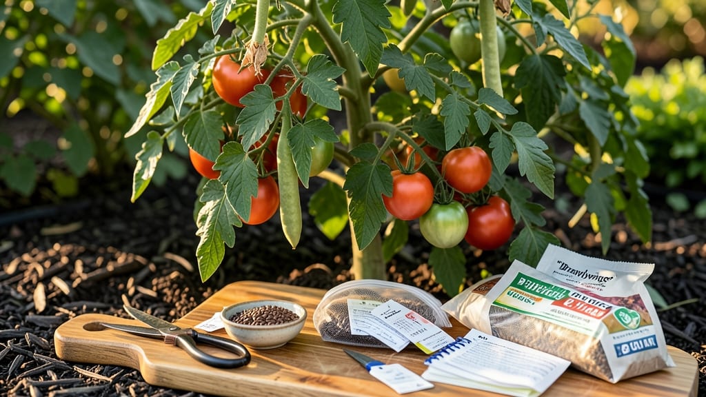 Seed Saving Techniques: Pod Maturity Color Chart for Perfect Timing