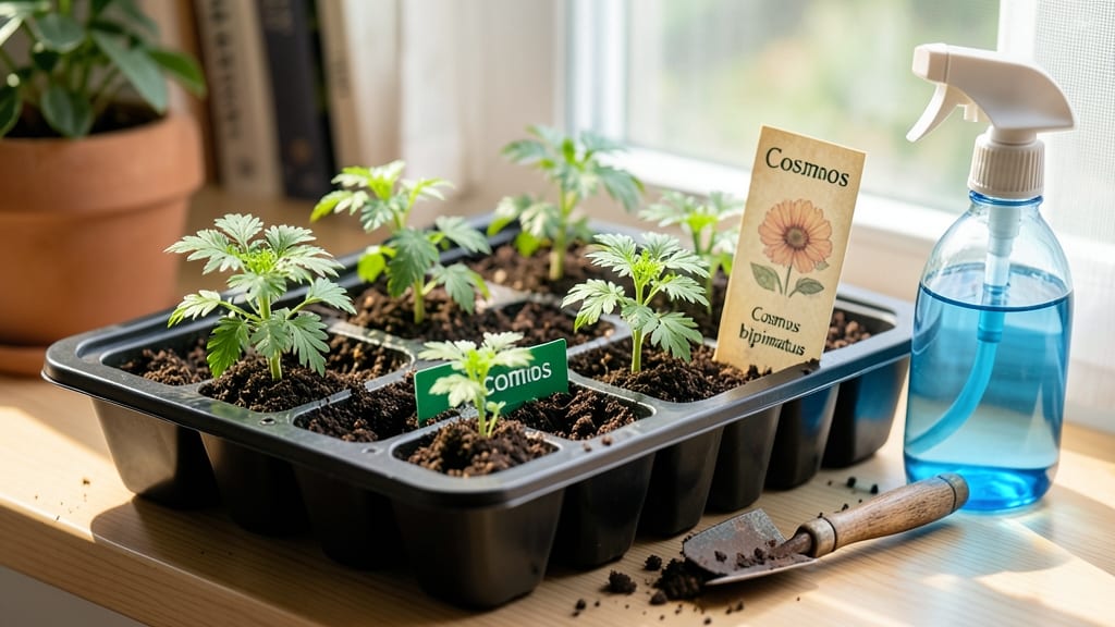 Cosmos Seed Starting: Twist-Free Pods for Zero-Waste Seed Saving