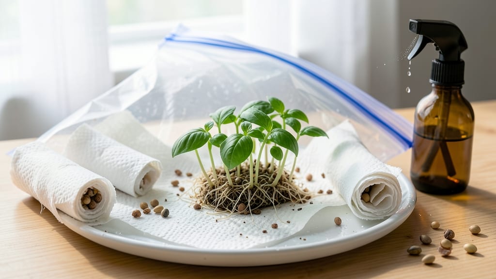 Paper Towel Seed Starting: Germinate Herbs and Flowers Without the Mess
