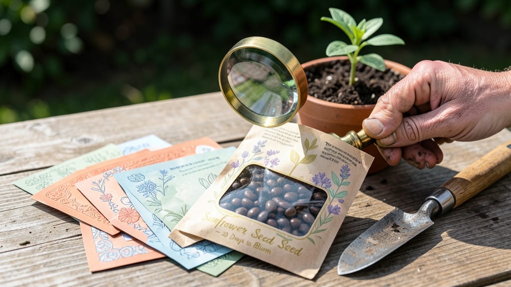 Seed Packet Art: Creative Garden Designs Using Empty Packets