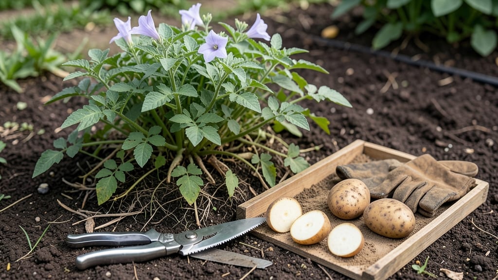 Cutting Seed Potatoes: Stress-Free Chits for Strong Starts