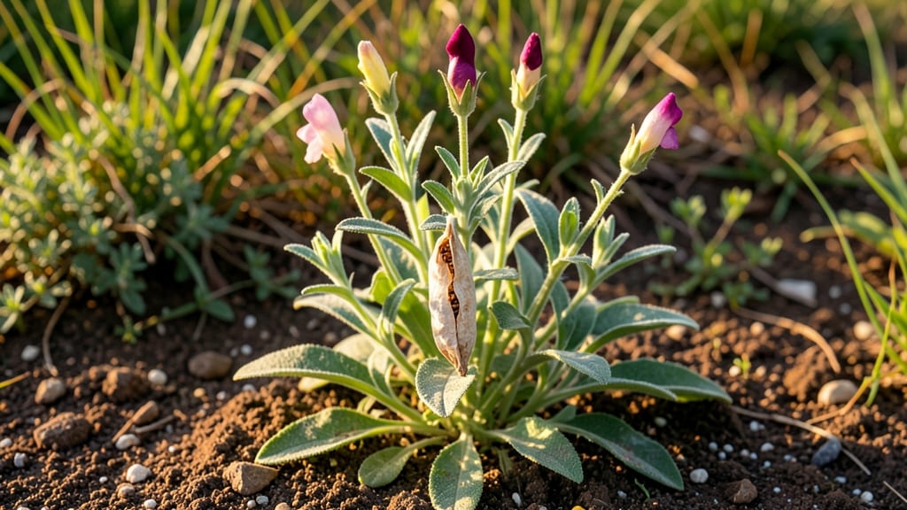Snap Dragon Seed Pod: Twist-Resistant Harvesting for Viable Seeds